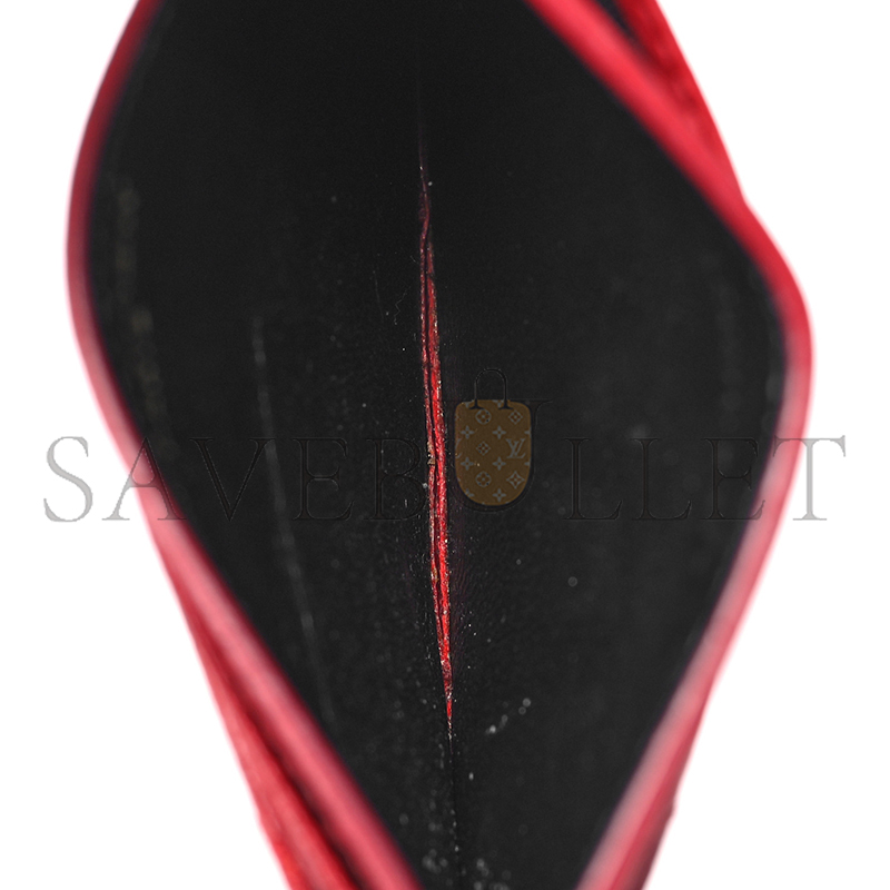 Y*L cassandre matelassÉ card case in grain de poudre leather 42329111000 (10.5*7.5*0.5cm)