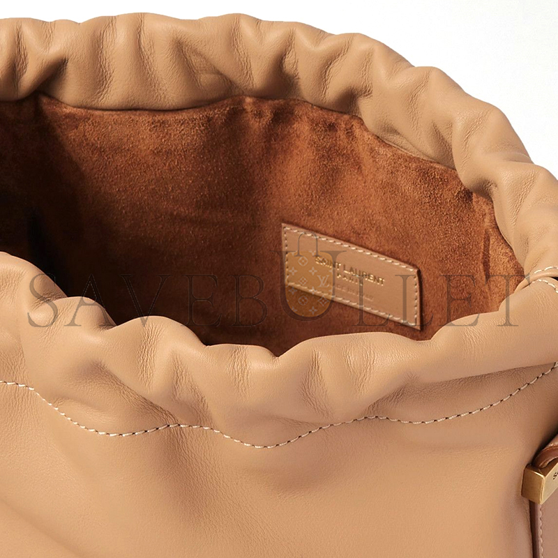 Y*L rive gauche laced bucket bag in leather 710261325688 (21*23*14cm)