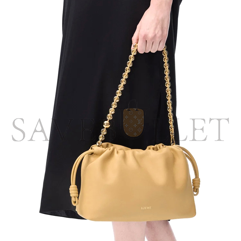 L0ew* medium flamenco purse in mellow nappa lambskin a411fcrx02 (30*20*10.5cm)