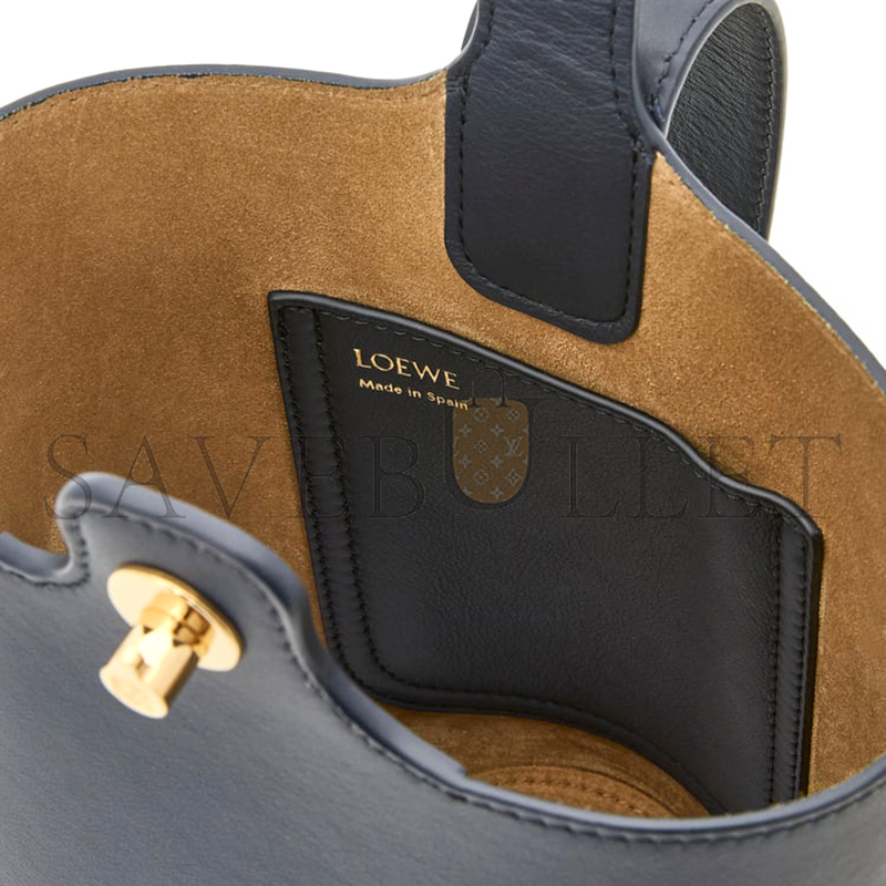 L0ew* mini pebble bucket in nappa calfskin aanbbbmx18 (16*16*19.5cm)