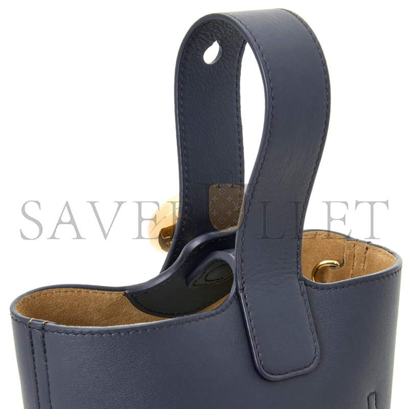 L0ew* mini pebble bucket in nappa calfskin aanbbbmx18 (16*16*19.5cm)