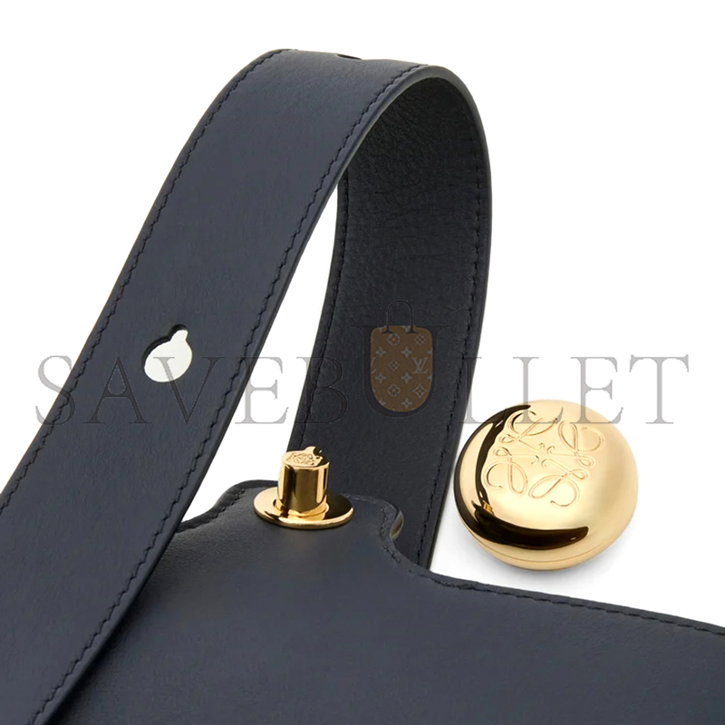 L0ew* mini pebble bucket in nappa calfskin aanbbbmx18 (16*16*19.5cm)