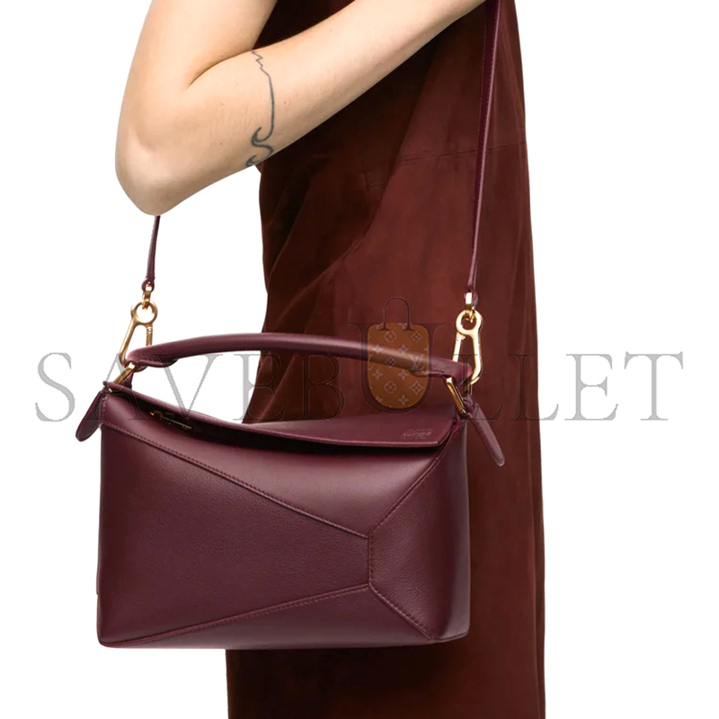 L0ew* small puzzle edge bag in classic calfskin a510p60x41 (24*16.5*10.5cm)