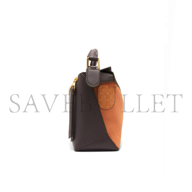 L0ew* small puzzle bag in classic calfskin and suede a510p60x94-4522 (24*16.5*10.5cm)