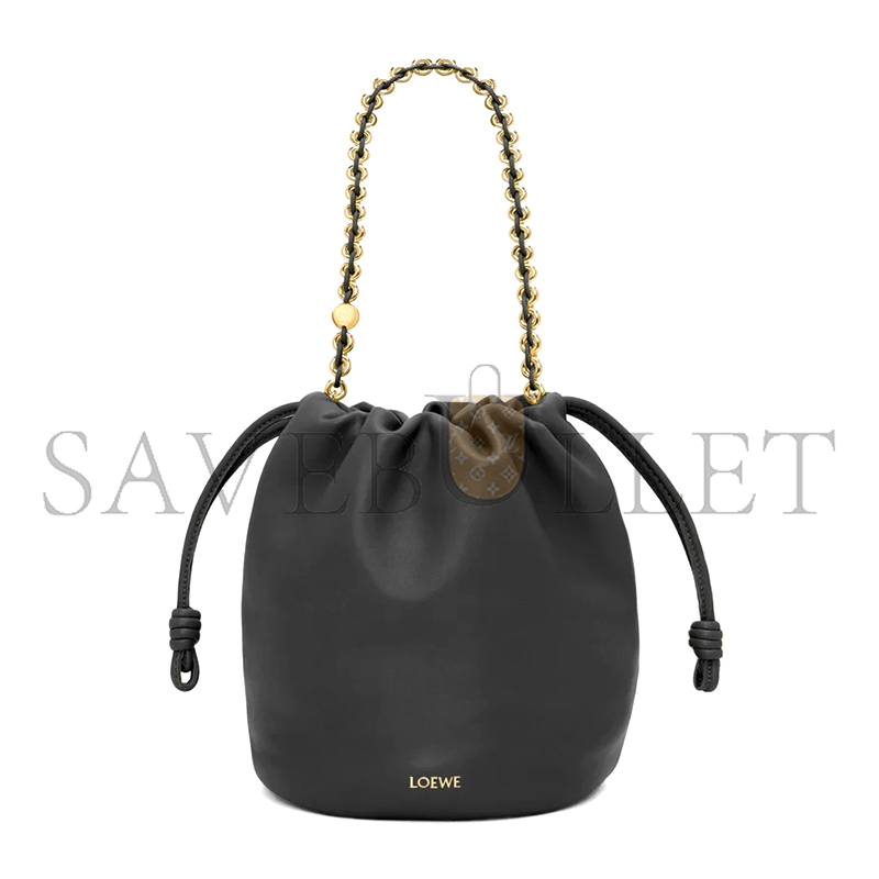 L0ew* flamenco purse bucket in mellow nappa lambskin a411fpbx02-1100 (32*24*17cm)