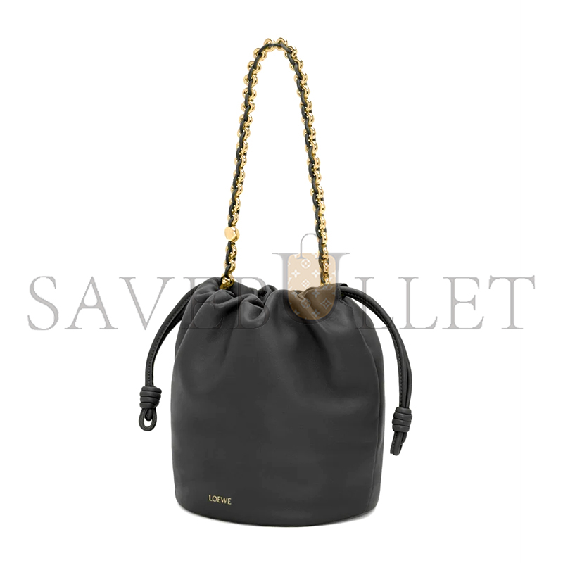 L0ew* flamenco purse bucket in mellow nappa lambskin a411fpbx02-1100 (32*24*17cm)