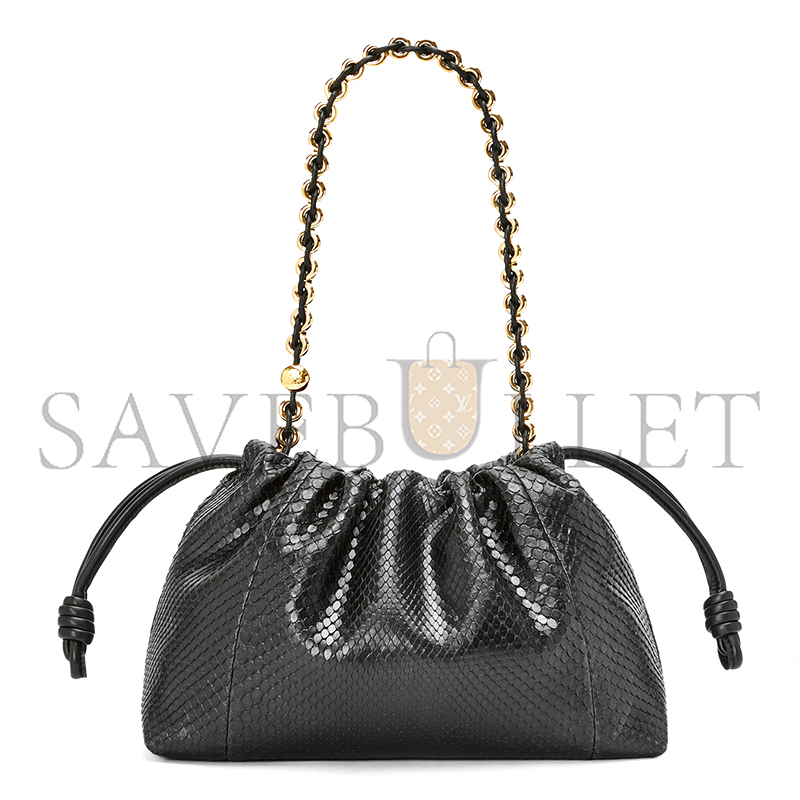 L0ew* medium flamenco purse in snakeskin 012403-054 (30*20*10.5cm)