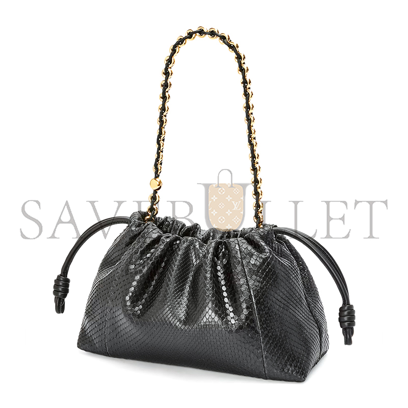 L0ew* medium flamenco purse in snakeskin 012403-054 (30*20*10.5cm)