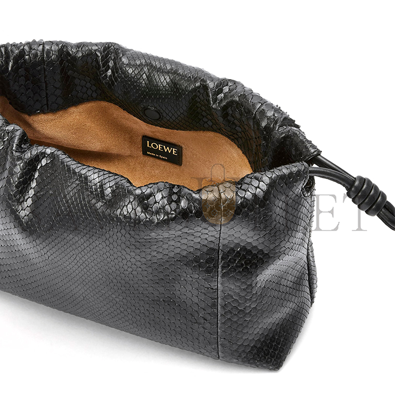 L0ew* medium flamenco purse in snakeskin 012403-054 (30*20*10.5cm)