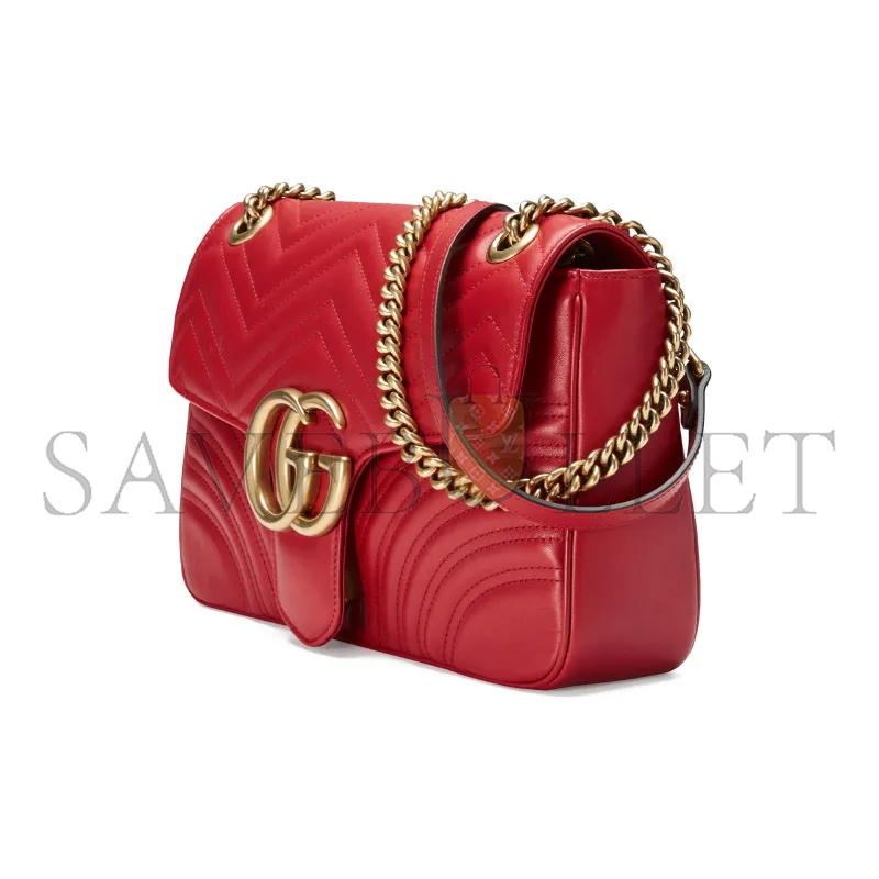 G*u*i gg marmont shoulder bag 443496 (31*19*7cm)