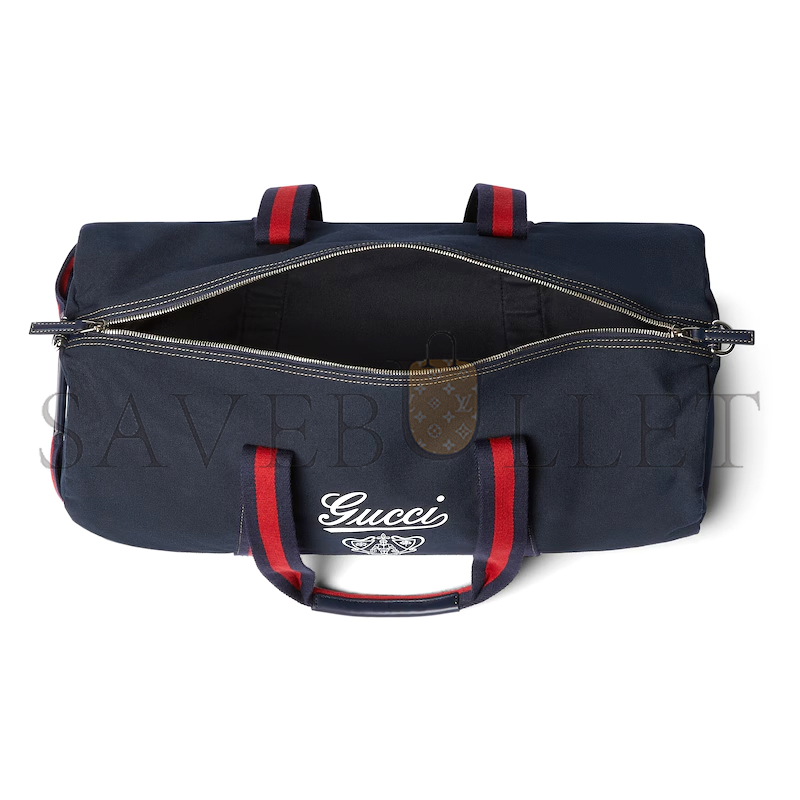 G*u*i large printed canvas duffle bag 816866 (54*24*24cm)