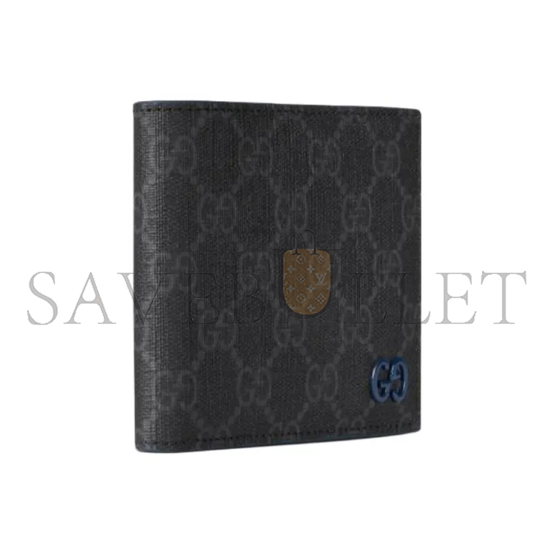 Gvc*1 bule interior bi-fold wallet 768243 (21*9cm)