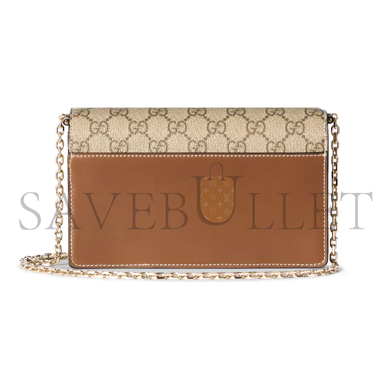 G*u*i gg emblem wallet on chain ‎838151 (20*13*4cm)