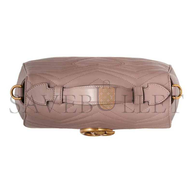 G*u*i gg marmont medium top handle bag 498110 (27*19*10.5cm)