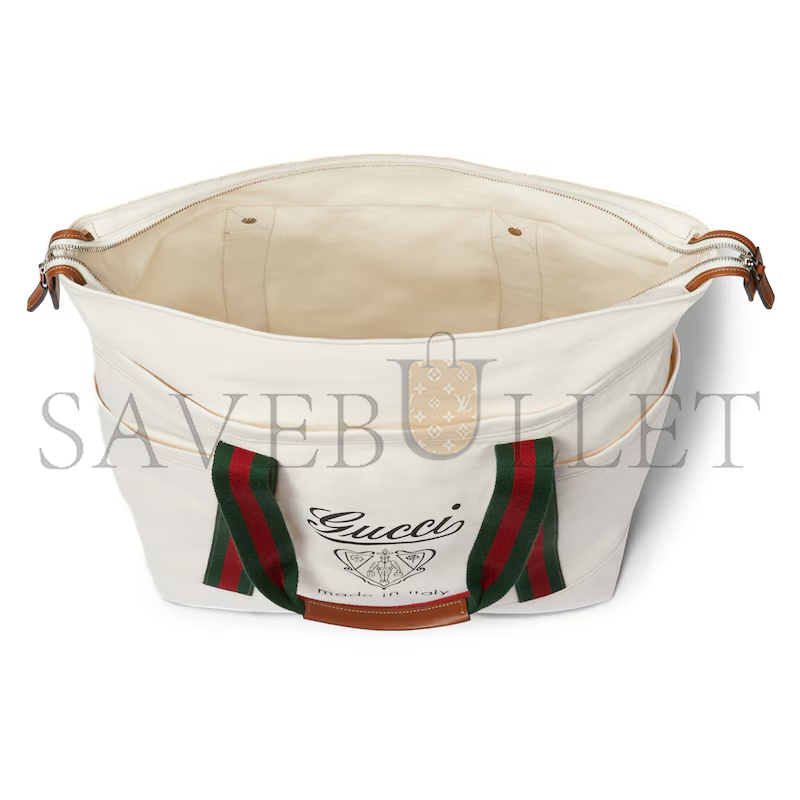 G*u*i printed canvas large tote bag 816863 (39*45*19cm)