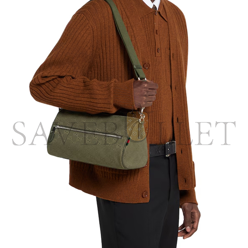 G*u*i gg canvas small cylinder bag 834455 (30*16*16cm)