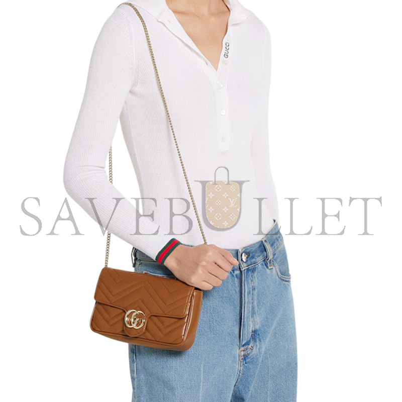 G*u*i gg marmont small shoulder bag 751526 (21*12*5cm)
