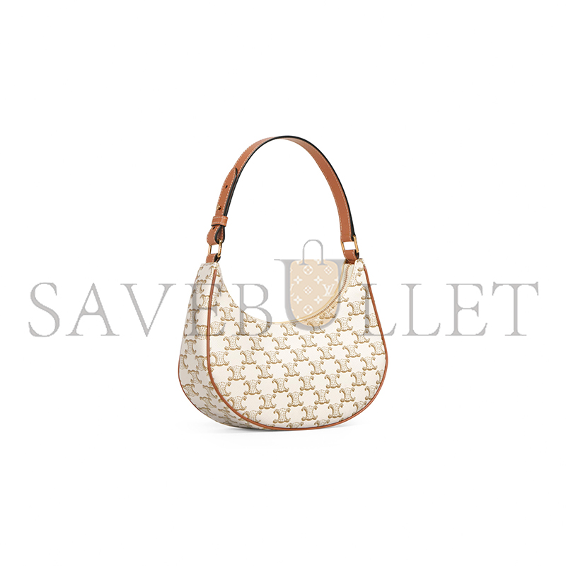 Ce**e ava bag in triomphe canvas and calfskin 193952bzj.01bc (23*14*7cm)