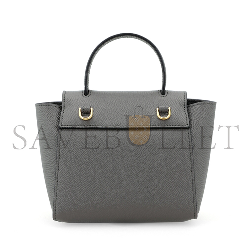 Ce**e pico belt tote in grained cowhide leather 194263zva.10dc (21*16*8cm)