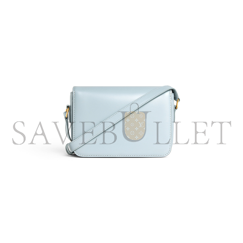 CELIN SMALL TEEN TRIOMPHE BAG IN SHINY CALFSKIN 188423BF4.07IC (18.5*14*6cm)