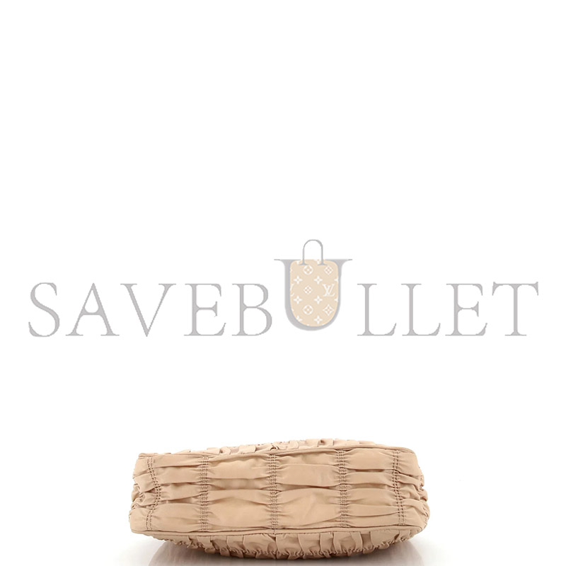 Pra*a tessuto nylon gaufre shoulder bag menta 1ne204 (22*13*6cm)