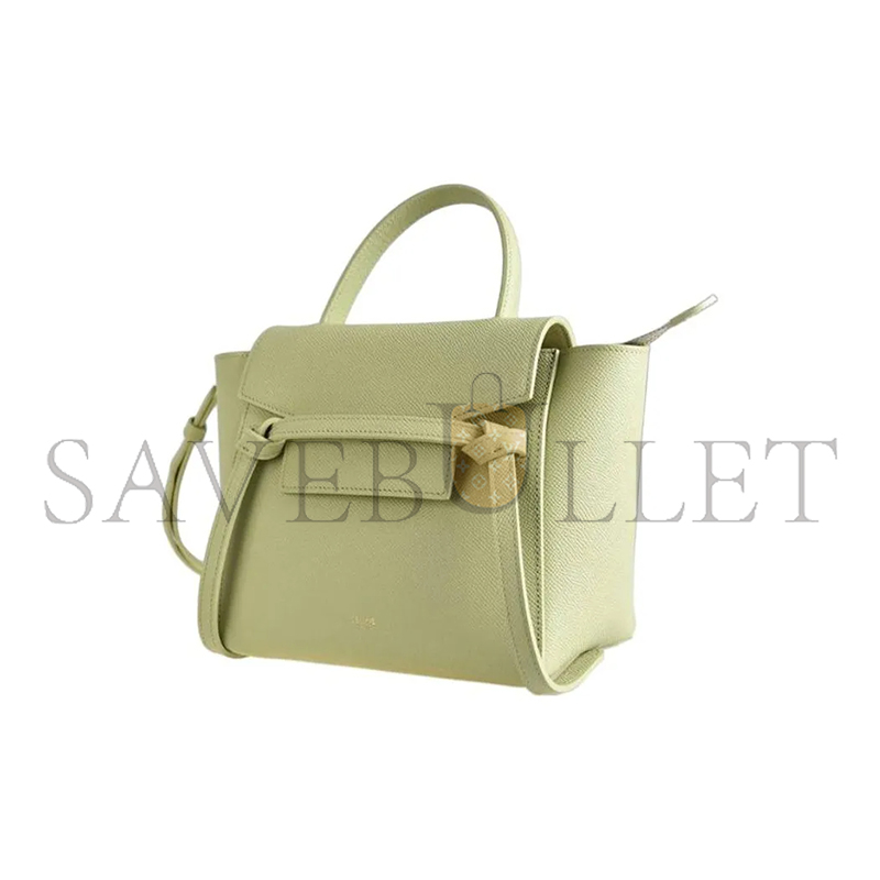 Ce**e belt nano bag in grained calfskin 189003zva.15lj (20*20*10cm)
