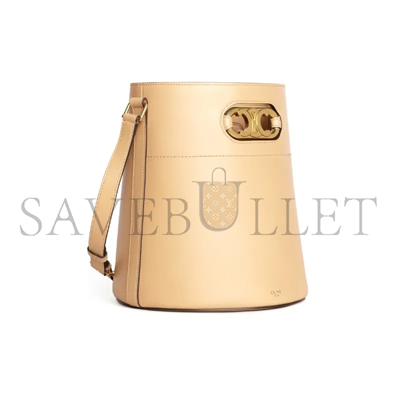 Ce**e bucket maillon triomphe in cow leather 193043ck7.03sd (29*25*22cm)
