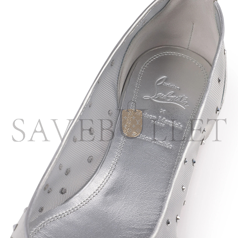Ch**an louboutin marlougiela strass silver 1251025s211
