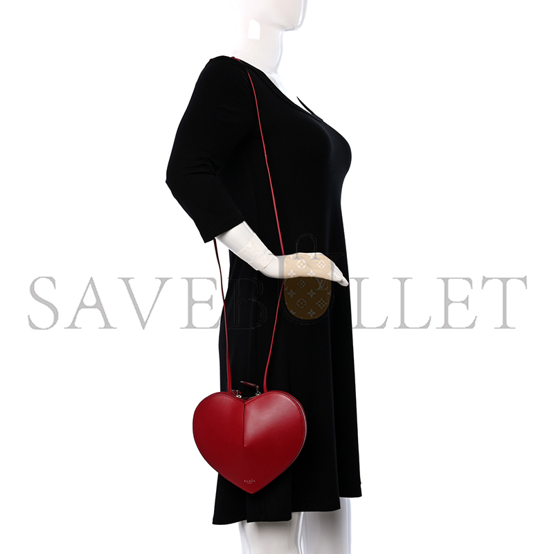 A1a1a lux calfskin le coeur bag lacquer red 1357346 (21*19*2cm)