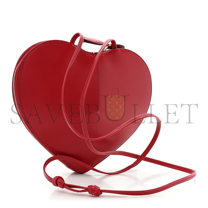 A1a1a lux calfskin le coeur bag lacquer red 1357346 (21*19*2cm)