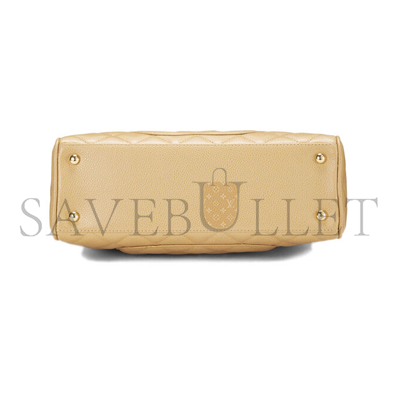 Ch**el master beige quilted caviar bowler small 71302 (25*15*7cm)