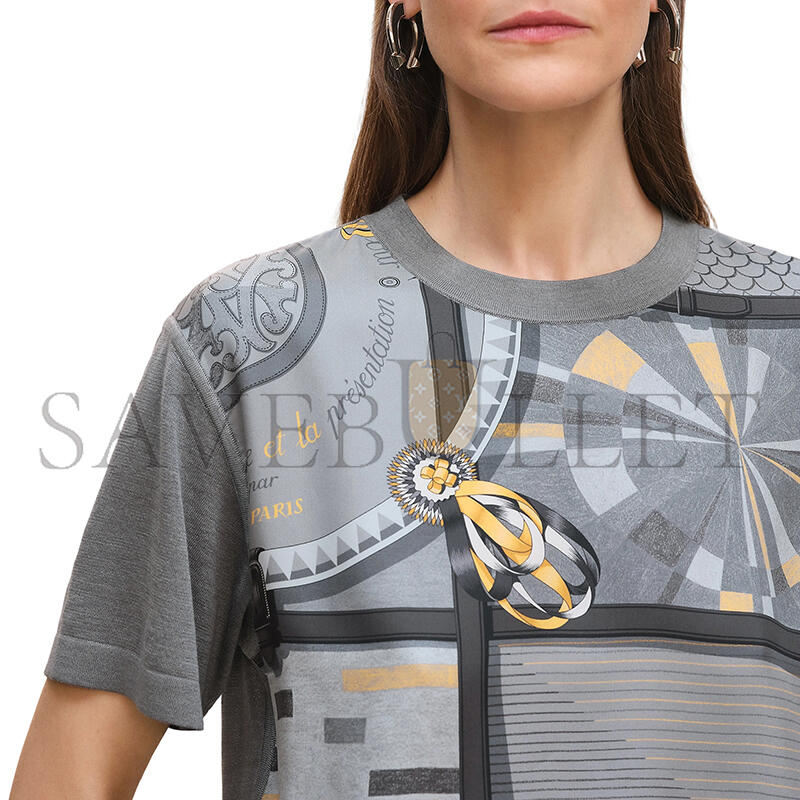 H**me5 coloriages de jour short-sleeve twillaine sweater h5h2811dho634