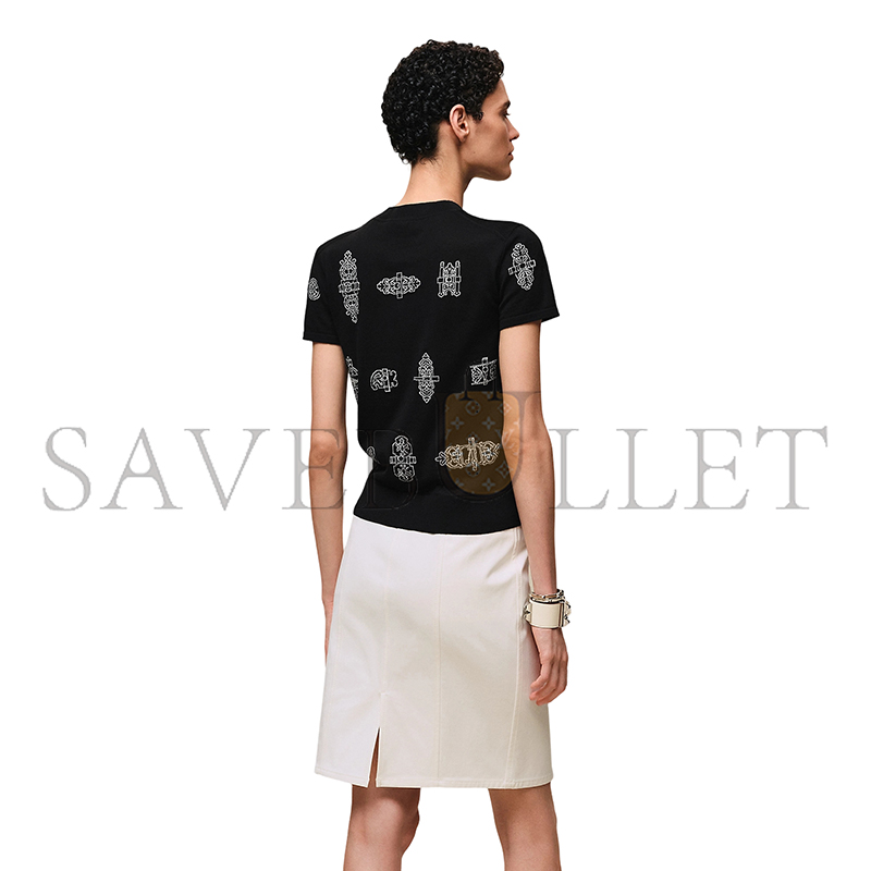 H**me5 ferronnerie short-sleeve sweater h6e2685dc0238