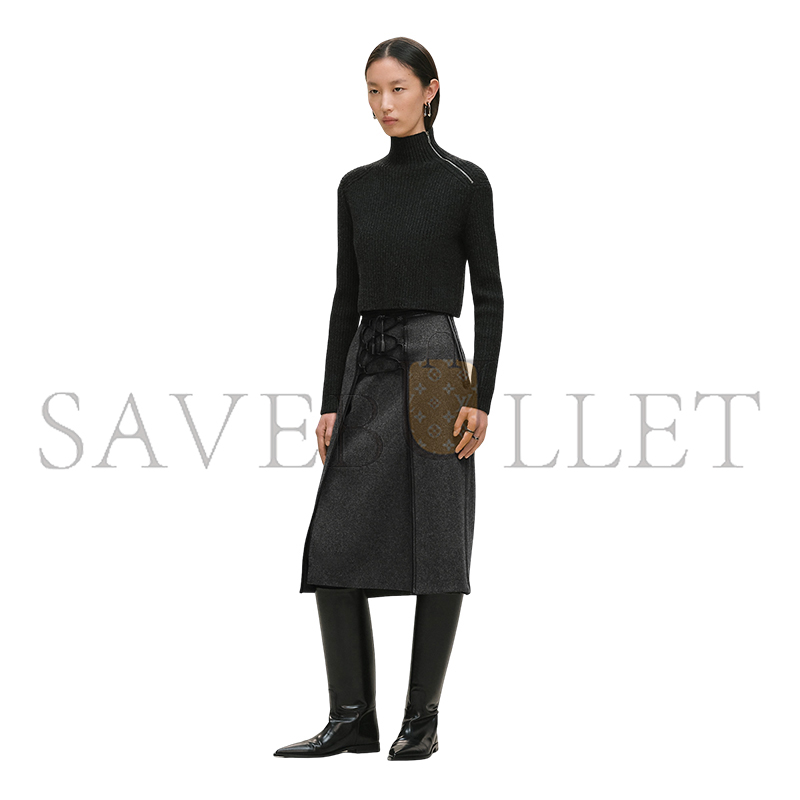 H**me5 long-sleeve cropped sweater h5h2658dafv40