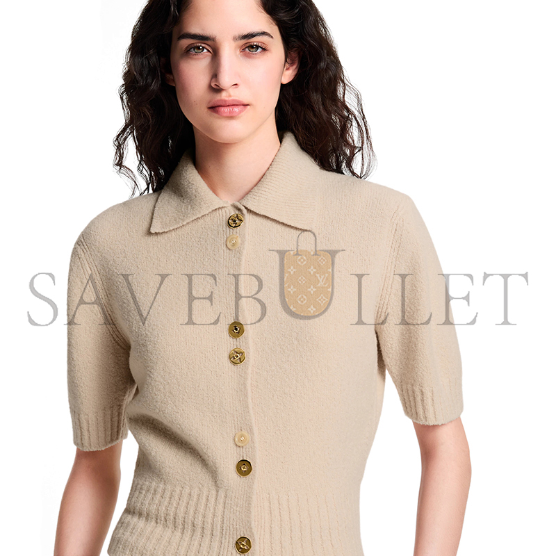 l0vis Vvtt0n monogram button knit top 1ajhm6