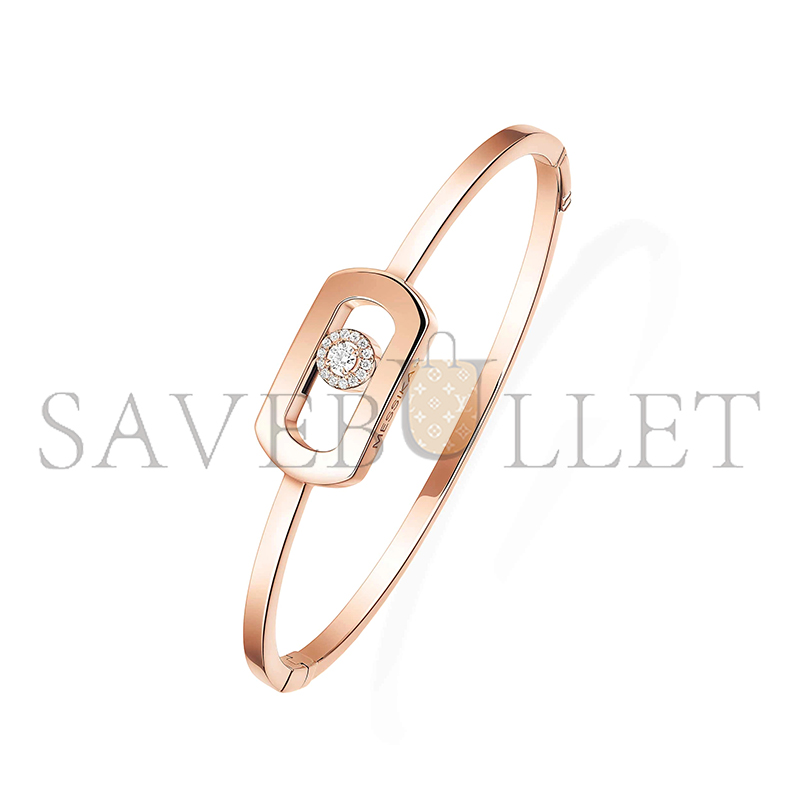 Mes1kaa so move bangle pink gold d1am0nd bracelet 13757-pg