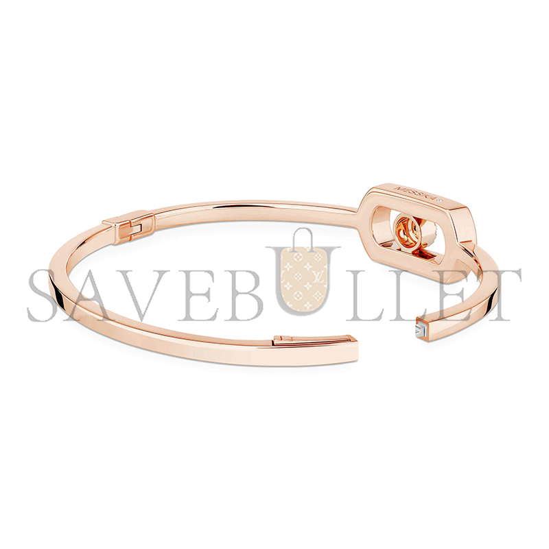 Mes1kaa so move bangle pink gold d1am0nd bracelet 13757-pg