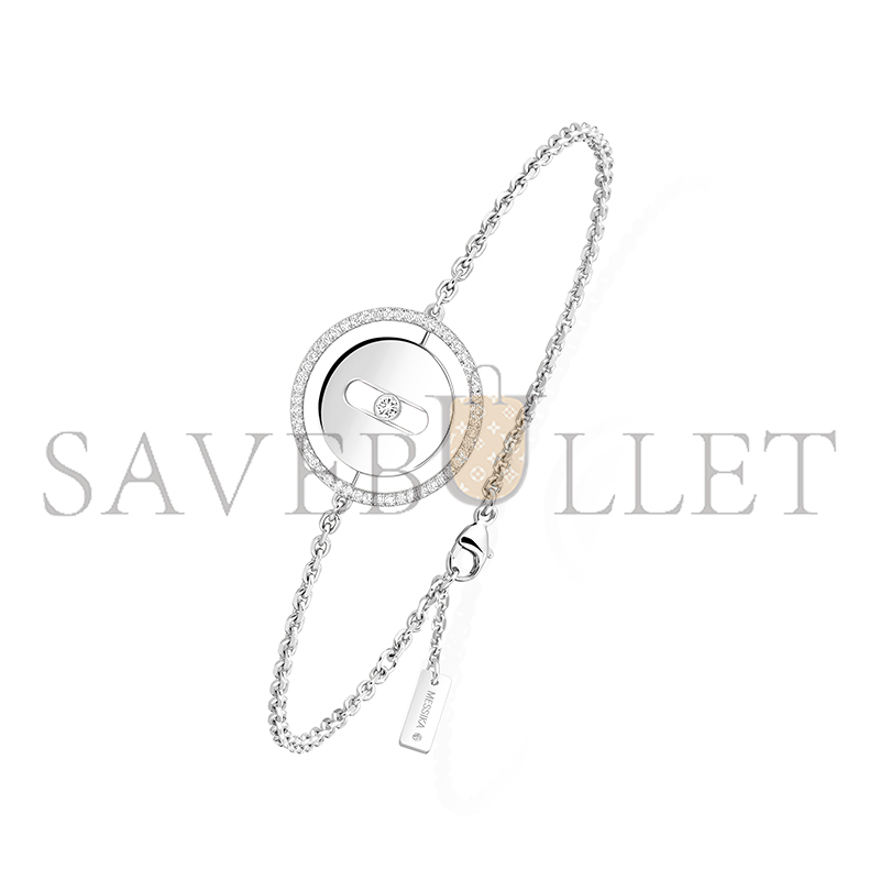 Mes1kaa lucky move bracelet small white gold d1am0nd bracelet 07540-wg