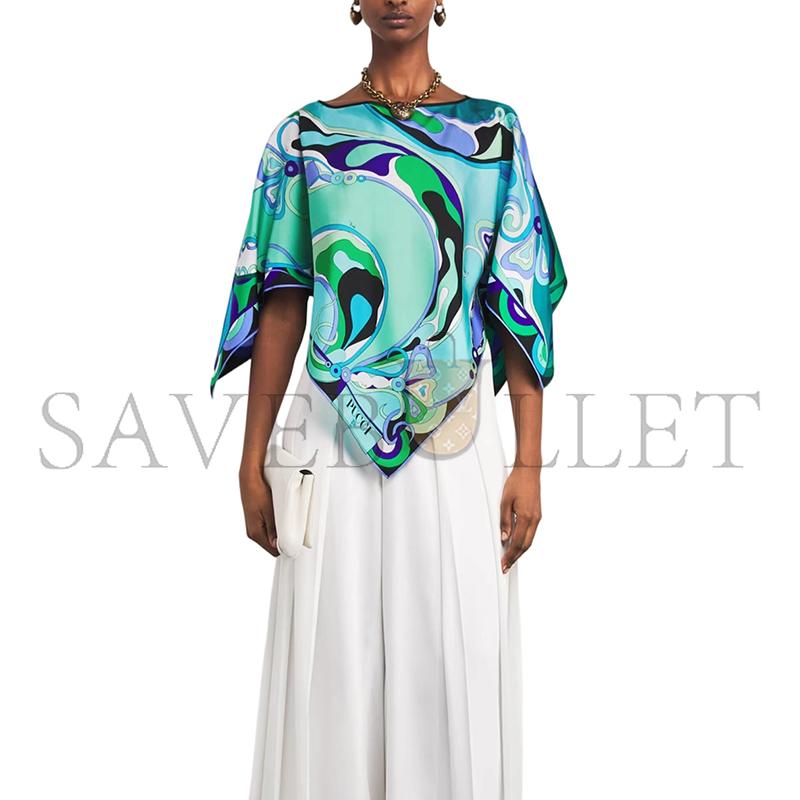 PUCCI ORCHIDEE-PRINT BLOUSE