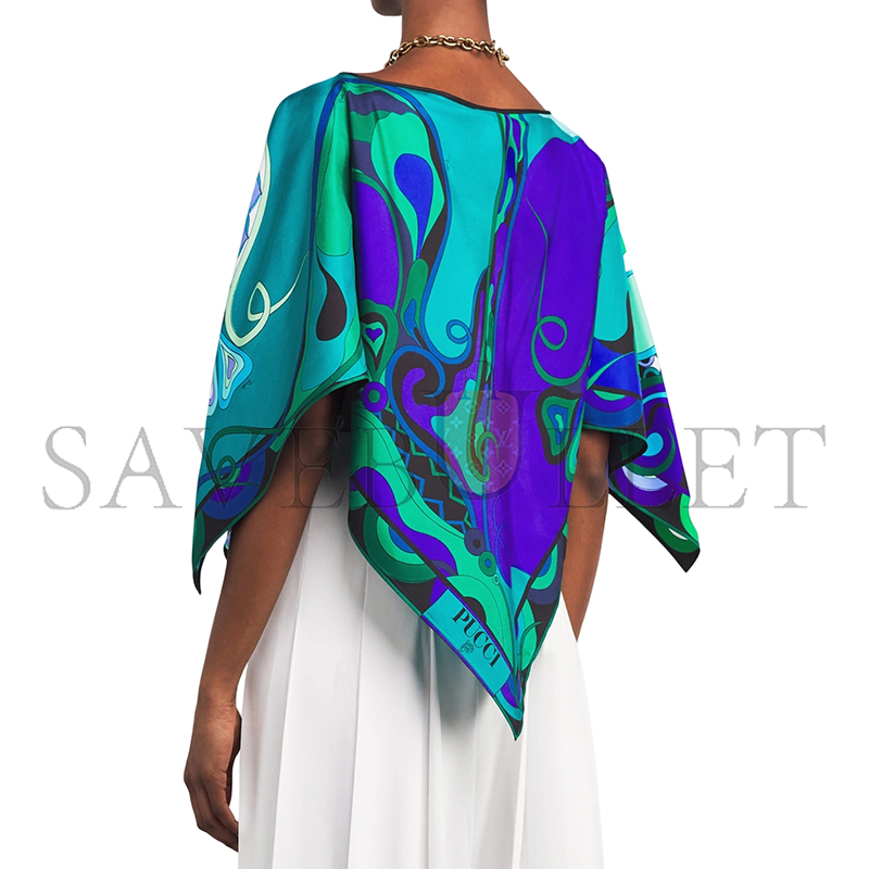 PUCCI ORCHIDEE-PRINT BLOUSE