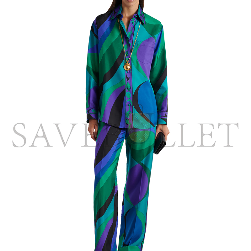 PUCCI PESCI SILK SHIRT