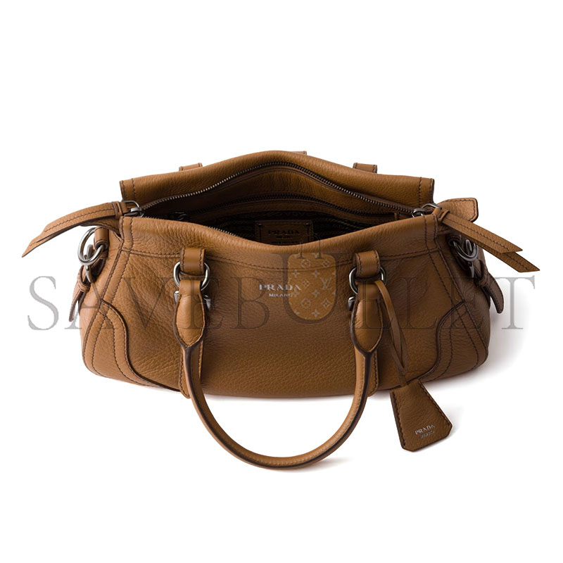 Pra*a large leather tote bag 1bg604 (35*22*11cm)
