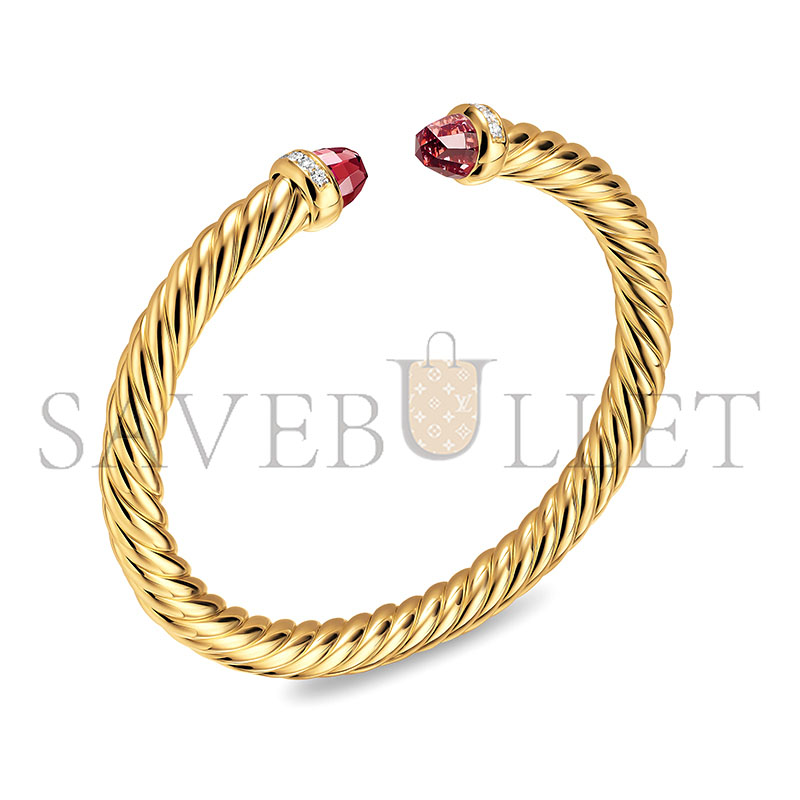 Dau1d Yvrm*n CABLESPIRA FLEX BRACELET B18729D88ARGDI