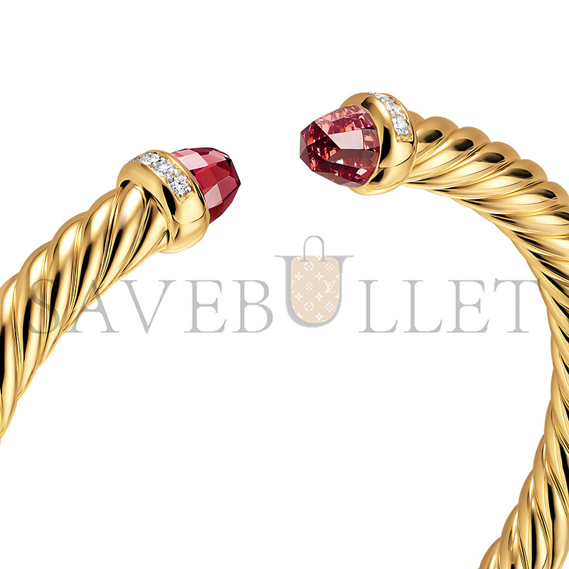 Dau1d Yvrm*n CABLESPIRA FLEX BRACELET B18729D88ARGDI