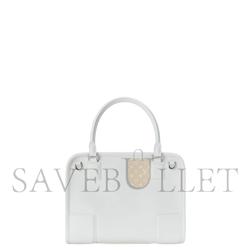 L0ew* small amazona 180 bag in soft calfskin white a039as0x01 (24.5*18.5*10cm)