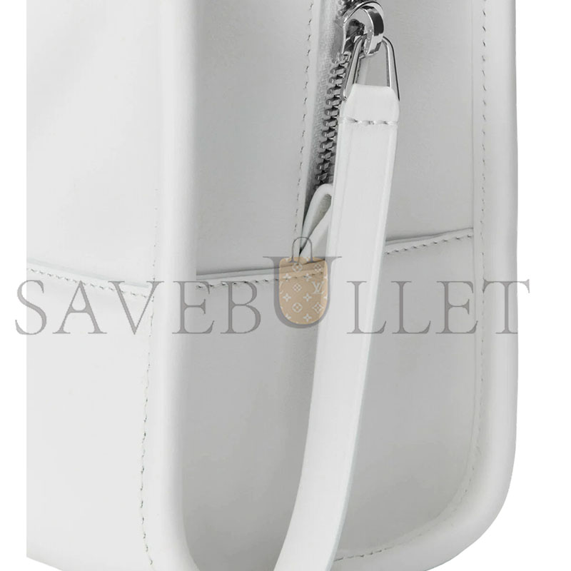 L0ew* small amazona 180 bag in soft calfskin white a039as0x01 (24.5*18.5*10cm)