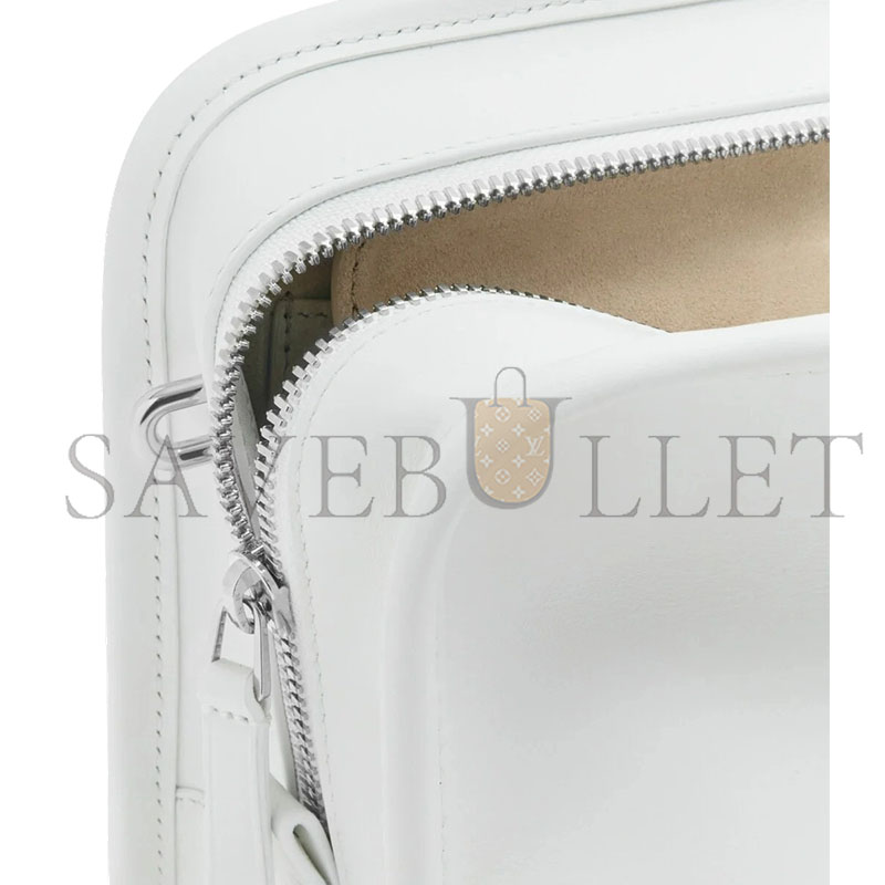 L0ew* small amazona 180 bag in soft calfskin white a039as0x01 (24.5*18.5*10cm)