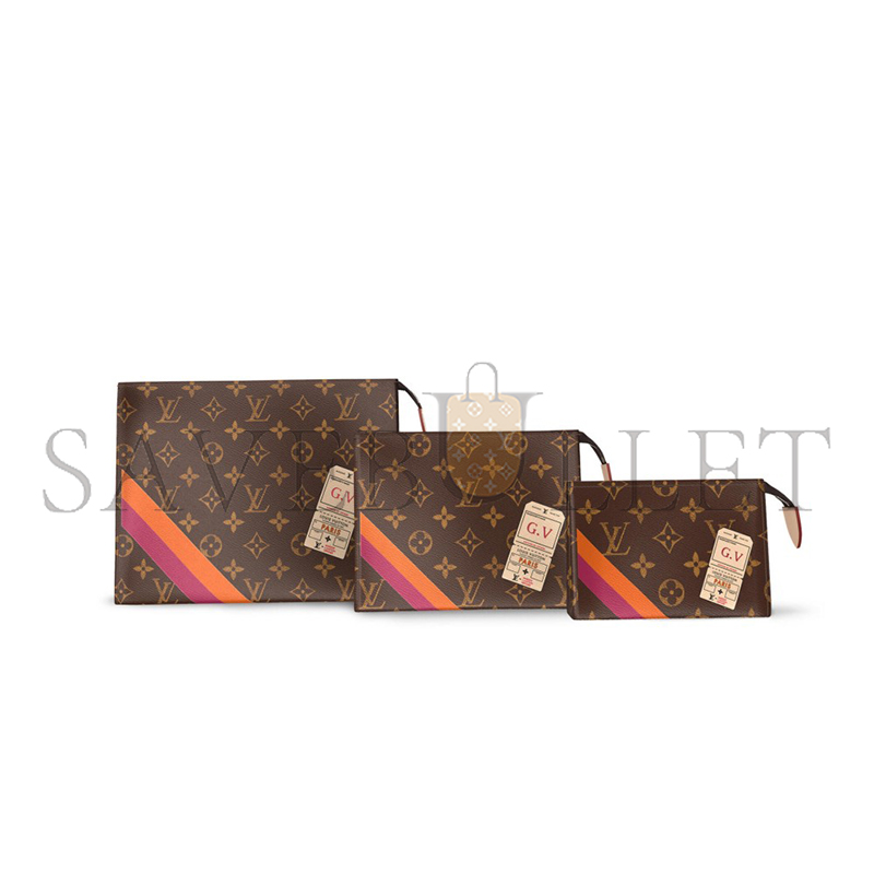 l0vis Vvtt0n master trio toilet pouch mon monogram p01952 (25*20*6cm)