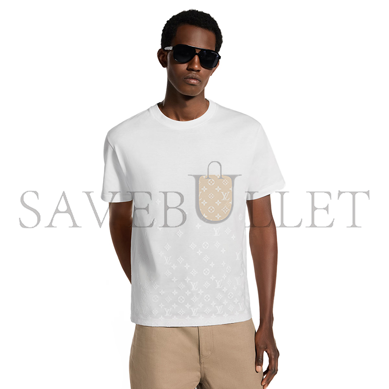 L0vis Vvtt0n FLOCK PRINT MONOGRAM GRADIENT T-SHIRT 1AK7LS