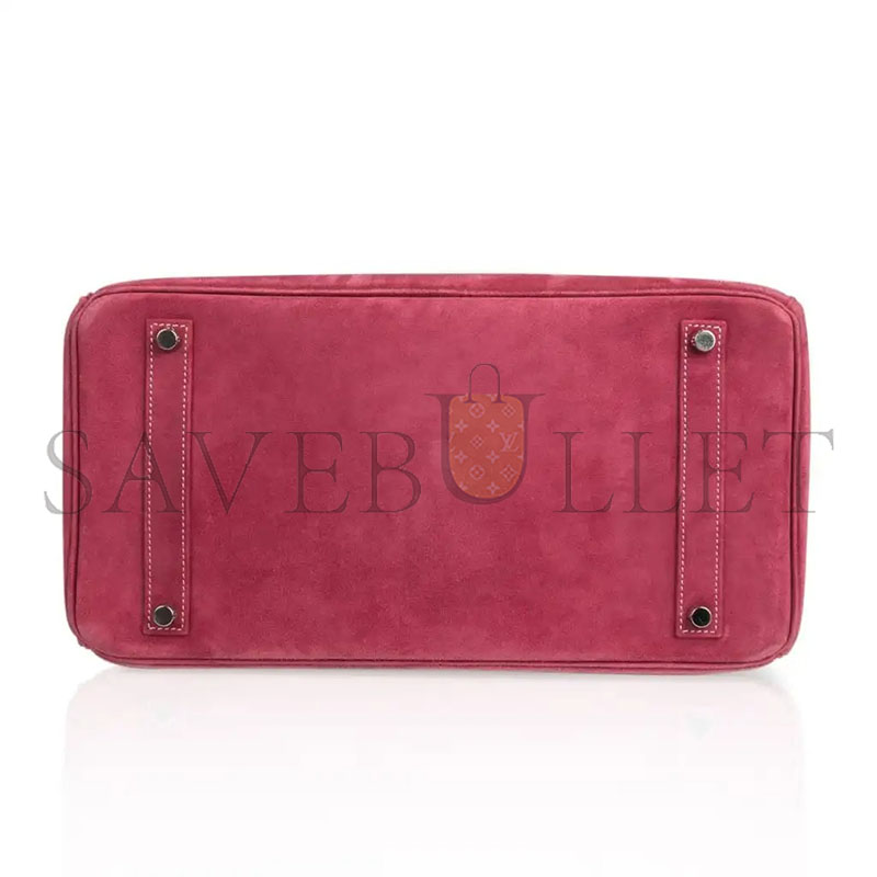 H**me5 msater birkin 35 bag veau doblis palladium hardware (35*25*18cm)